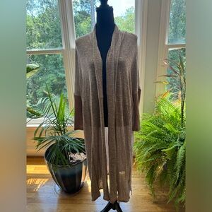 Tan Long Sleeve Cardigan